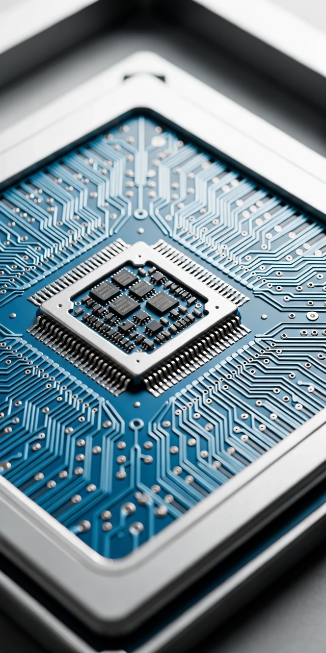 Detalle de hardware de alta densidad